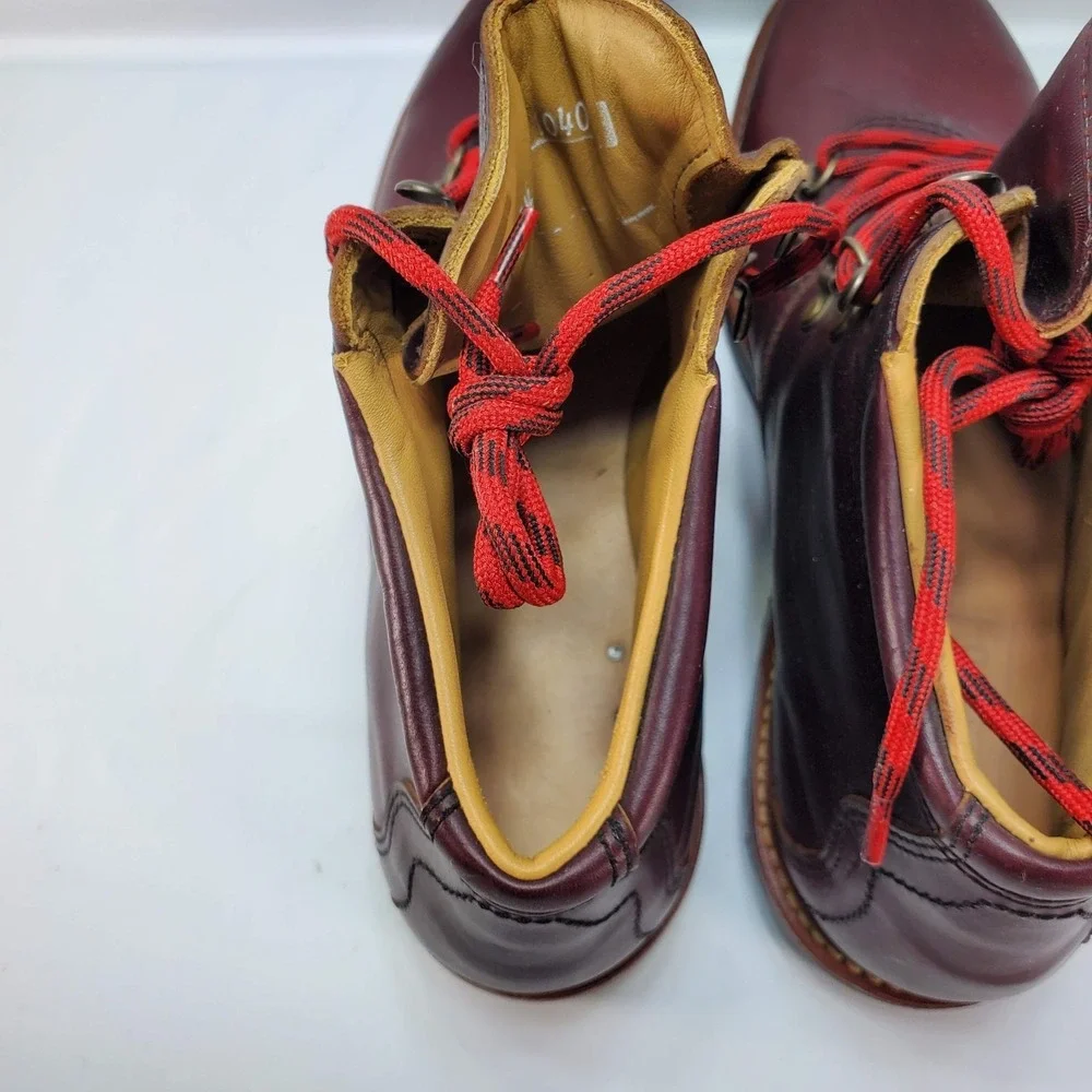 Oak‎ Street Bootmakers Summit Boot Red Chromexcel Size 10.5 FACTORY SECONDS